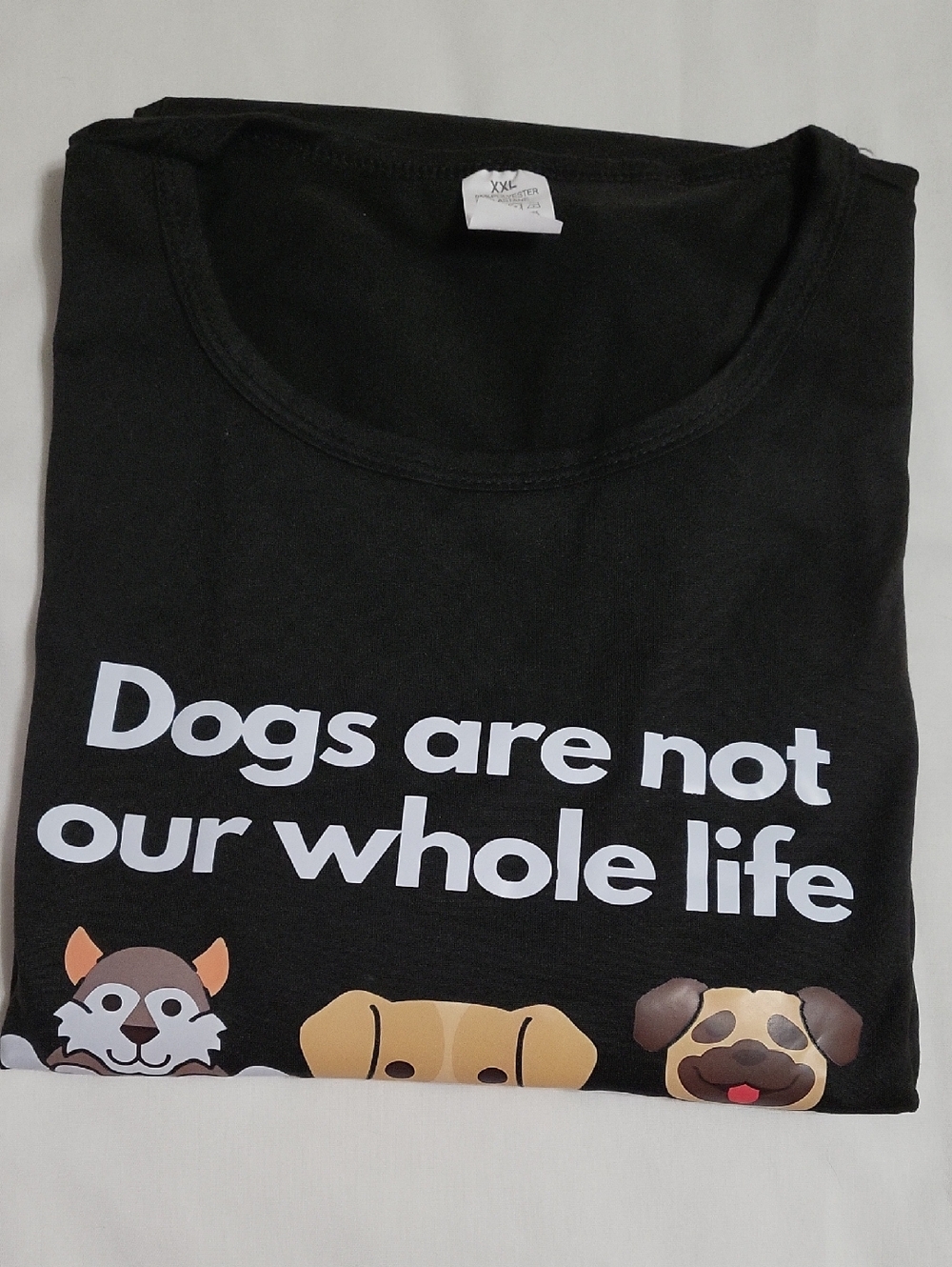 Shirt Dog Graphics Print Tee with Playful#3127